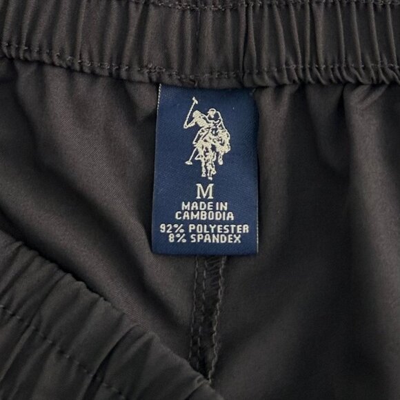 U.S. POLO ASSN. Women's Short Stretch Cover Up Swimwear Black Size M - Picture 9 of 10